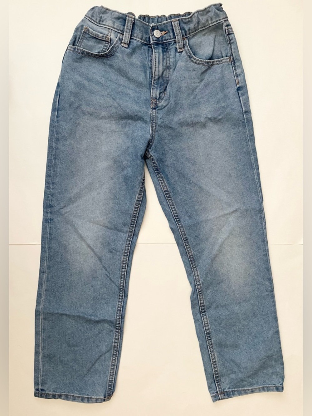 Old Navy Girl’s Light Blue Slouchy- Straight Jean